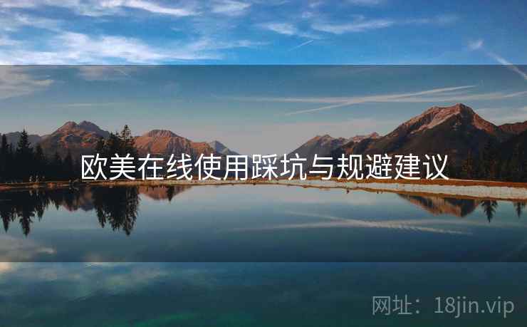 欧美在线使用踩坑与规避建议