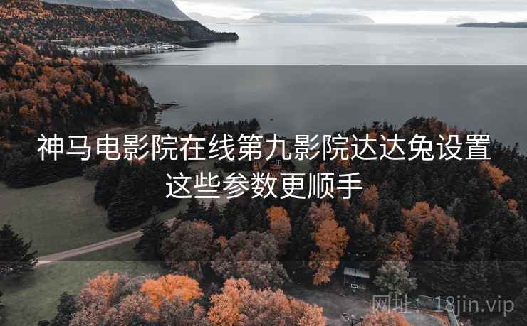 神马电影院在线第九影院达达兔设置这些参数更顺手