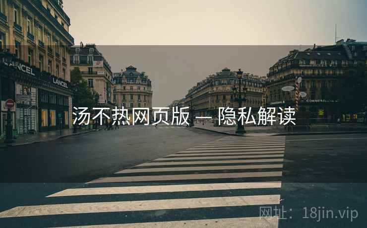 汤不热网页版 — 隐私解读