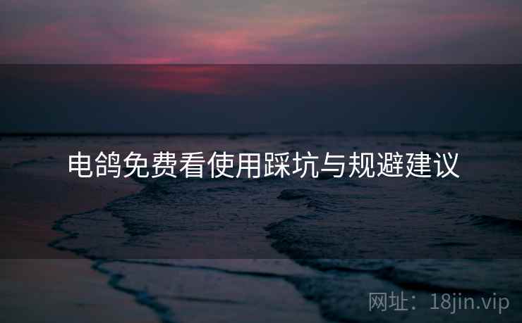 电鸽免费看使用踩坑与规避建议