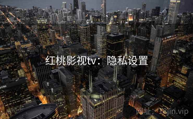 红桃影视tv：隐私设置