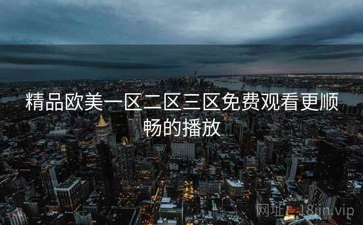 精品欧美一区二区三区免费观看更顺畅的播放