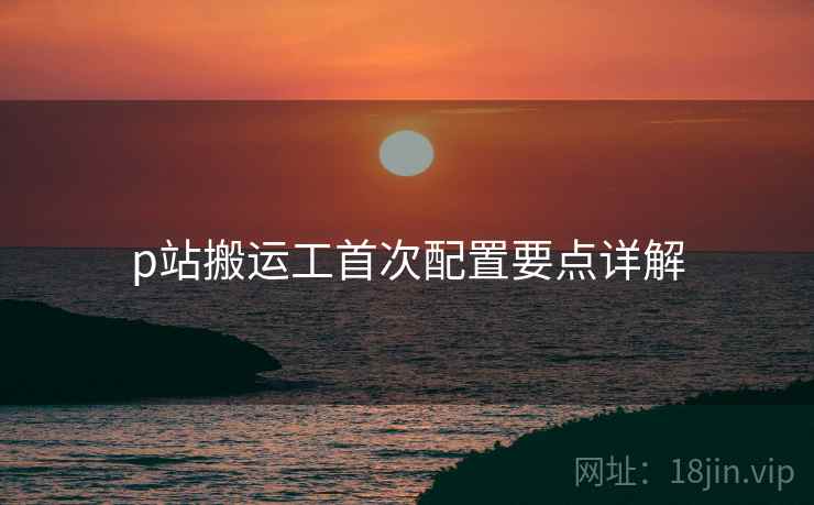p站搬运工首次配置要点详解