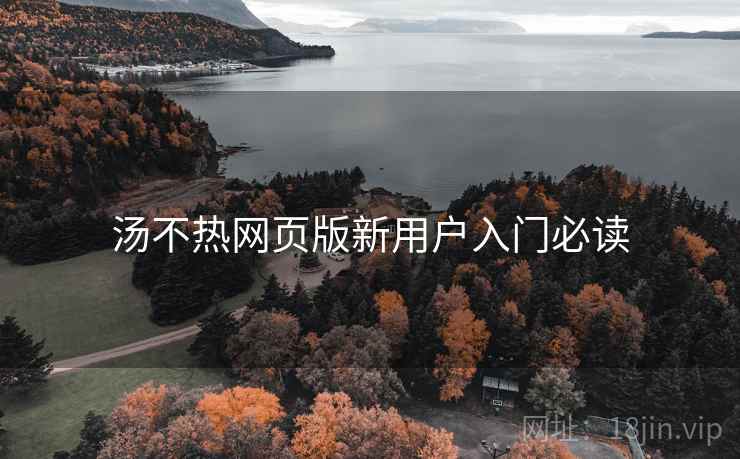 汤不热网页版新用户入门必读