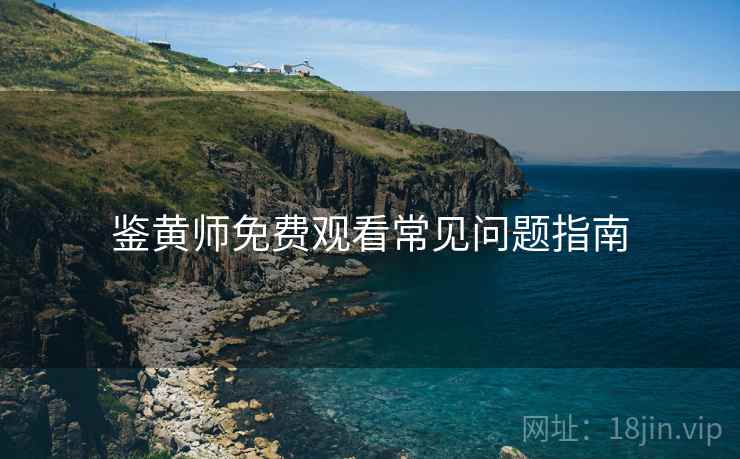 鉴黄师免费观看常见问题指南